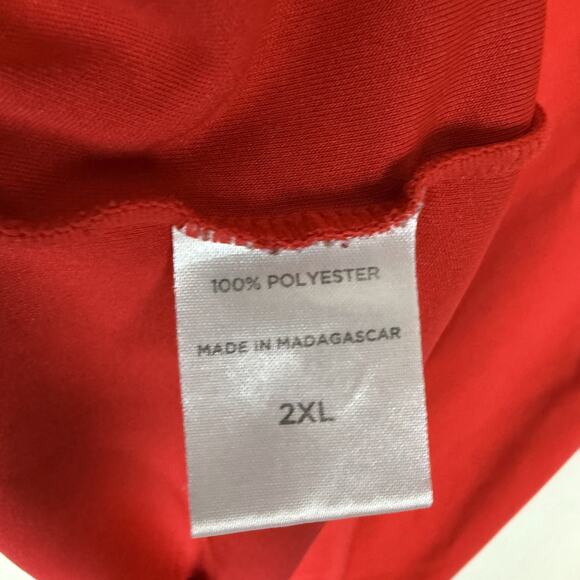 Sport-Tek Texas Rangers T-Shirt Mens 2XL Red Wordmark Short Sleeve Crew Neck - Picture 11 of 11